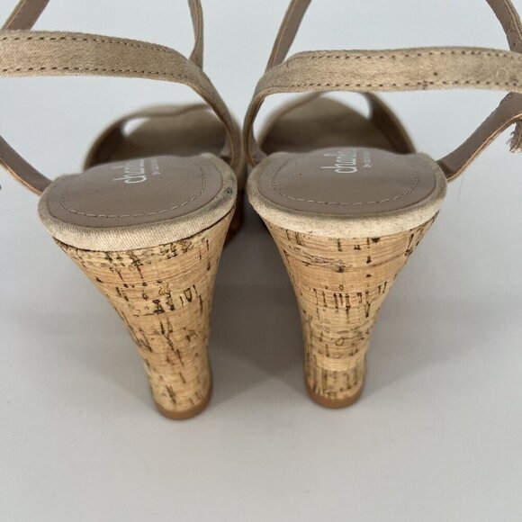 Charles by Charles David Women's Lambert Cork Wedge Sandals Nude Size 10M - Picture 5 of 6